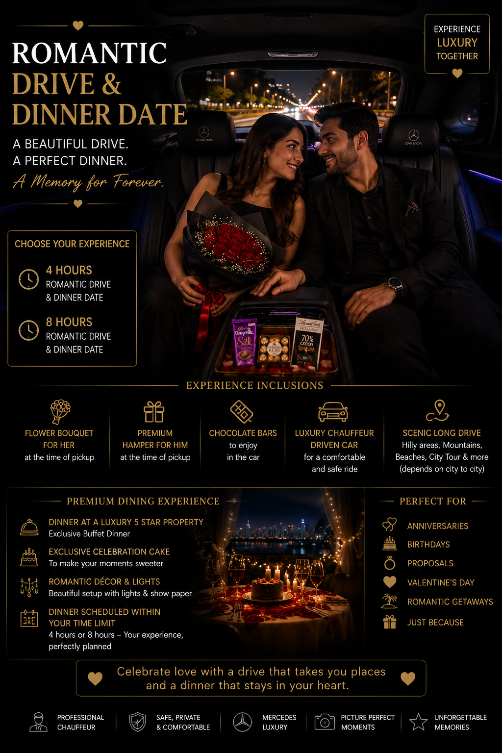 Romantic Drive & Dinner Date - Image 3
